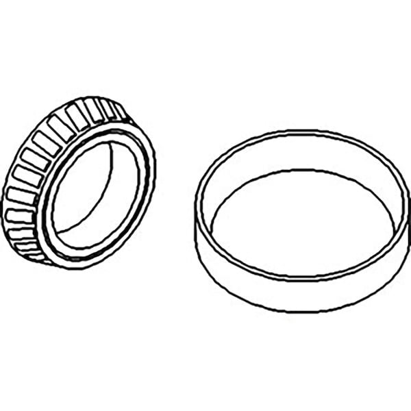 Aftermarket Bearing Kit Fits Massey Ferguson 240 275 290 350 352 362 372 Tractors 1860503M93 - main
